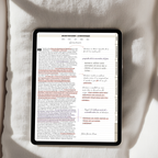 Exemple de page biblique annotée dans Aurora Bible Digitale 
