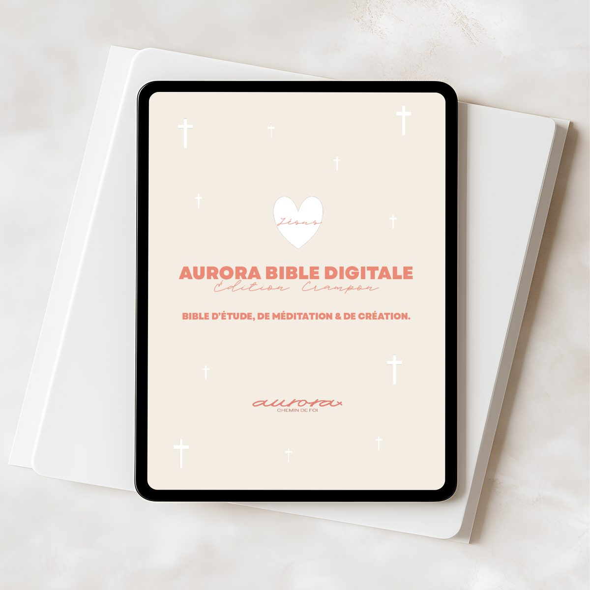 Aurora Bible Digitale – édition catholique présentée sur iPad