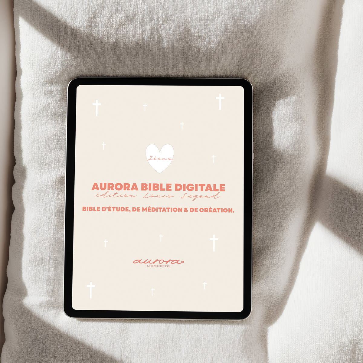 Aurora Bible Digitale – édition chrétienne Louis Segond 1910 présentée sur iPad